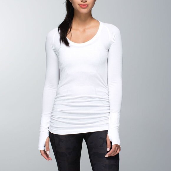 Lululemon Run: Swiftly Tech Long Sleeve Scoop *Ruched - Picture 1 of 6